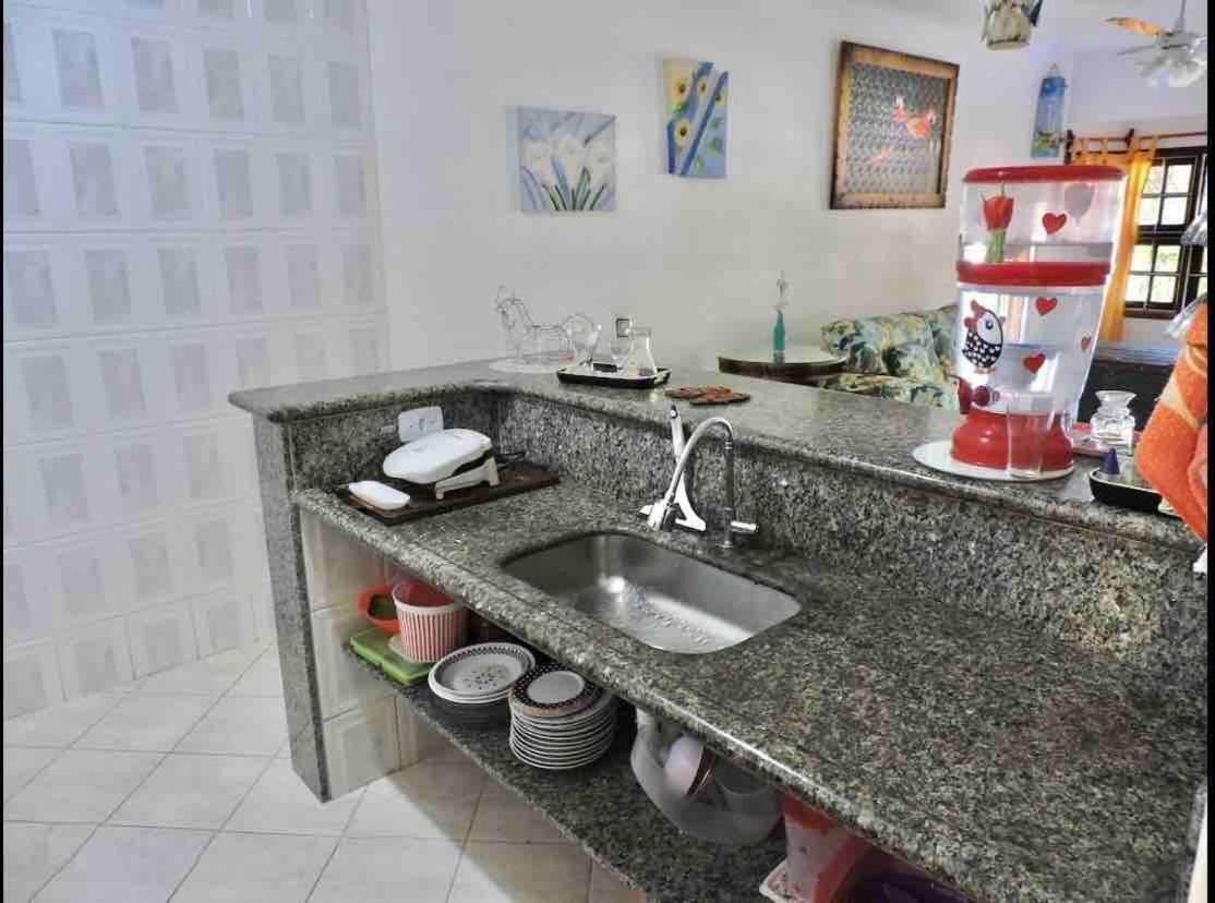 Paz E Mar Beach House - Area Gourmet Completa คารากัวตาตูบา ภายนอก รูปภาพ