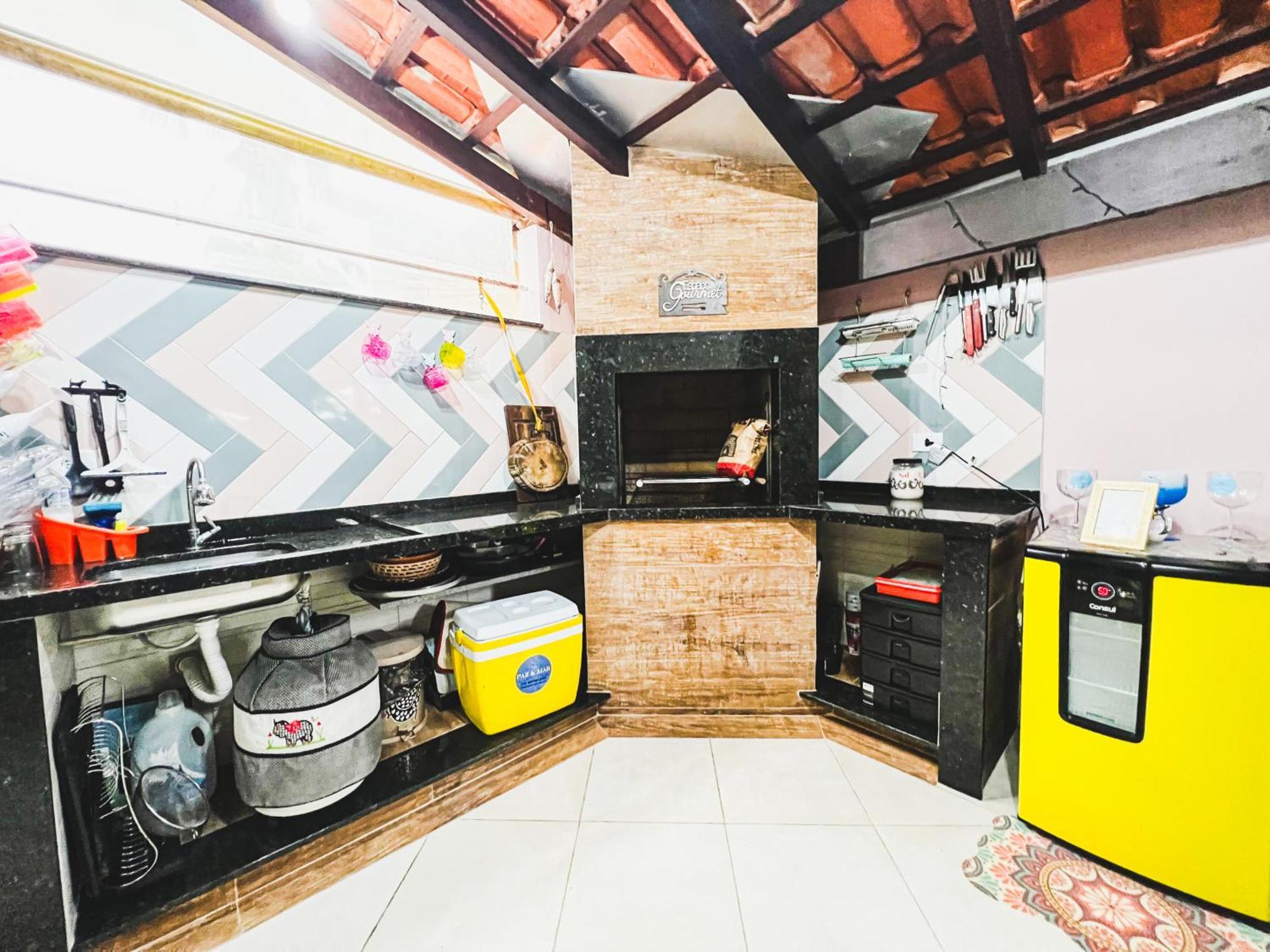 Paz E Mar Beach House - Area Gourmet Completa คารากัวตาตูบา ภายนอก รูปภาพ